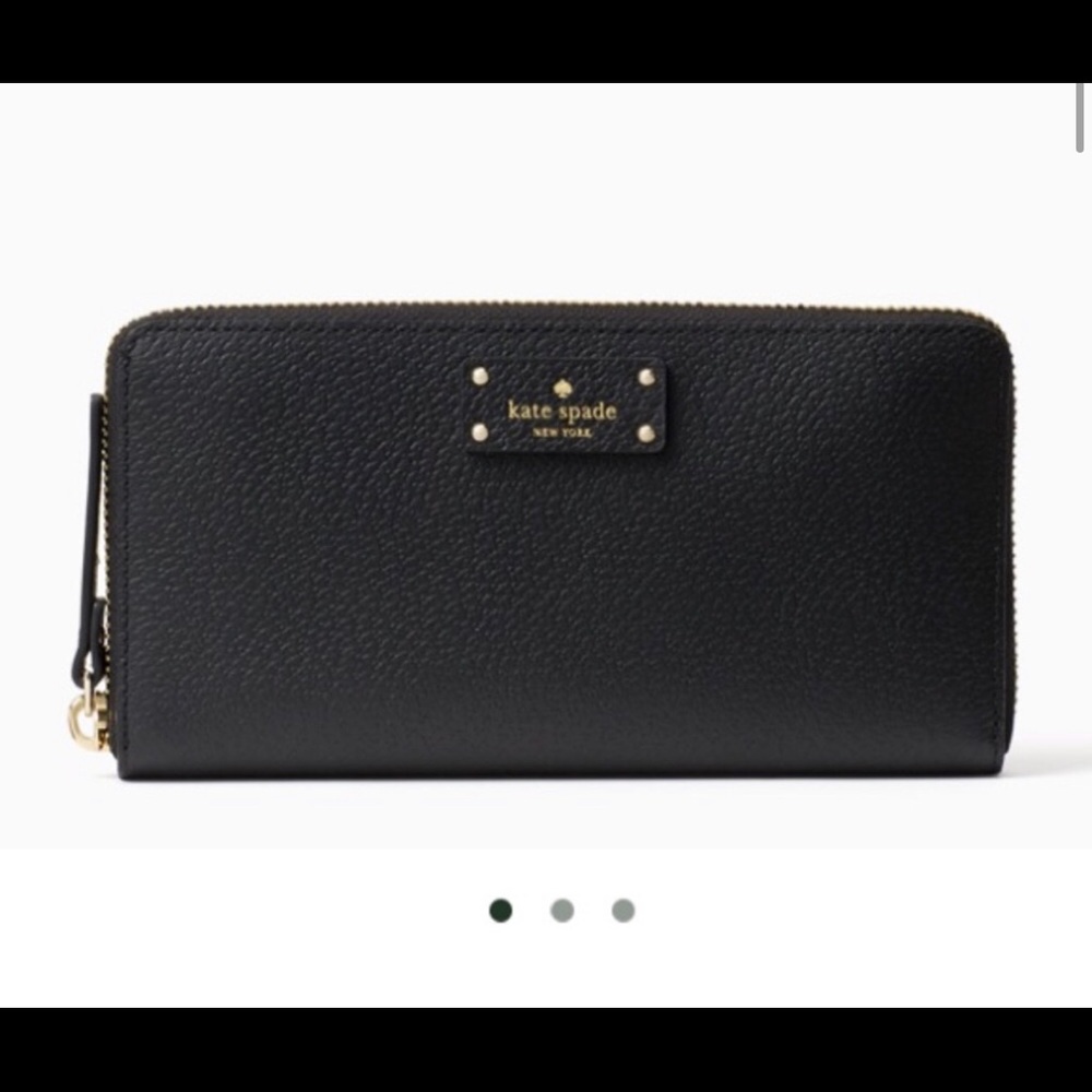 ♠️🖤 kate spade classic black wallet